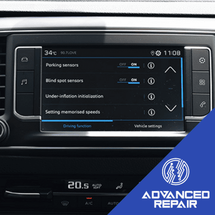 Peugeot Traveller Radio Sat Nav Media Unit LCD Display Touch Screen Repair