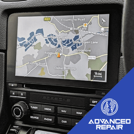 Porsche 718 Radio Sat Nav Media Unit LCD Display Touch Screen Repair