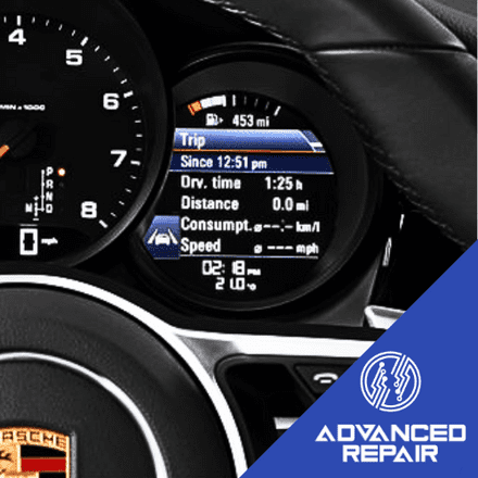 Porsche Macan Instrument Cluster Speedometer LCD Display Screen Repair