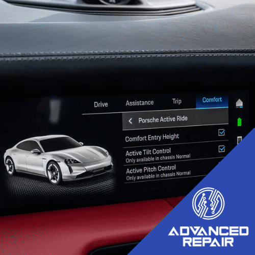 Porsche Taycan Radio Sat Nav Media Unit LCD Display Touch Screen Repair