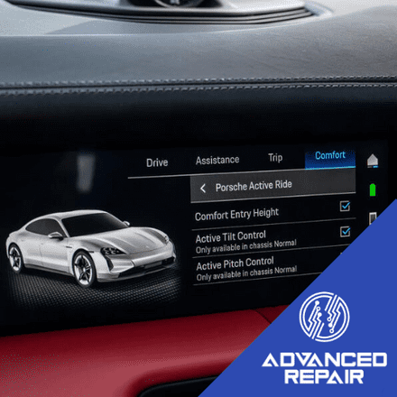 Porsche Taycan Radio Sat Nav Media Unit LCD Display Touch Screen Repair