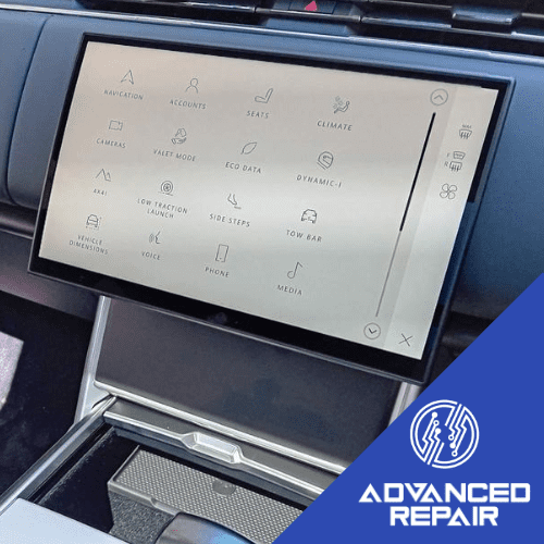 Range Rover Radio Sat Nav Media Unit LCD Display Touch Screen Repair