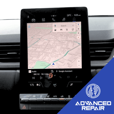 Renault Captur Infotainment System Radio Sat Nav LCD Display Touch Screen Repair