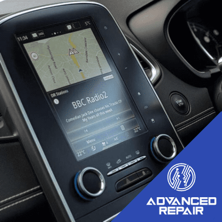 Renault Grand Scenic Radio Sat Nav Media Unit LCD Display Touch Screen Repair