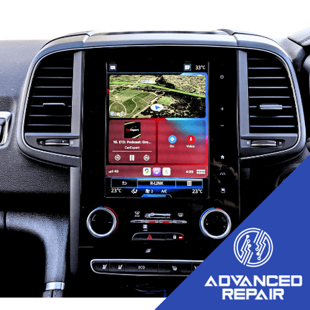 Renault Kaleos Radio Sat Nav Media Unit LCD Display Touch Screen Repair