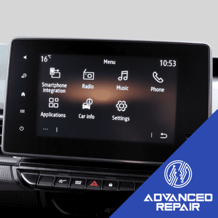 Renault Kangoo Radio Sat Nav Media Unit LCD Display Touch Screen Repair