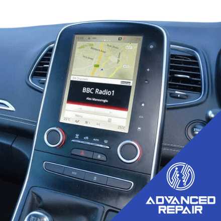Renault Scenic Radio Sat Nav Media Unit LCD Display Touch Screen Repair