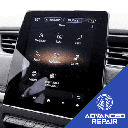 Renault Zoe Infotainment System Radio Sat Nav LCD Display Touch Screen Repair