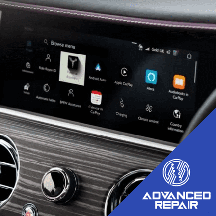 Rolls Royce Spectre Radio Sat Nav Media Unit LCD Display Touch Screen Repair