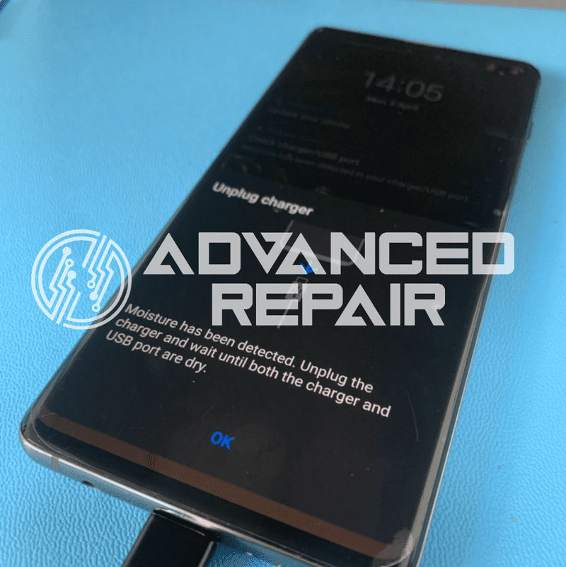Samsung Galaxy S10 Plus Moisture Detected Warning Repair