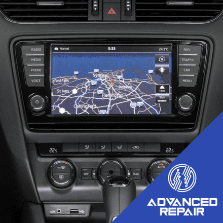 Skoda Octavia Radio Sat Nav Media Unit LCD Display Touch Screen Repair