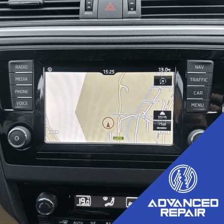 Skoda Rapid Radio Sat Nav Media Unit LCD Display Touch Screen Repair