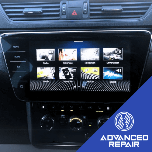 Skoda Superb Radio Sat Nav Media Unit LCD Display Touch Screen Repair