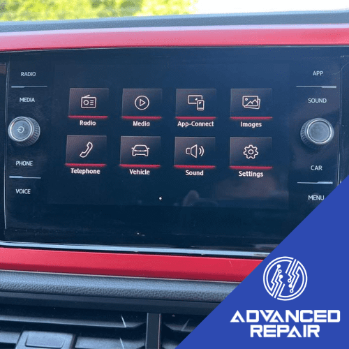 Volkswagen Polo Radio Sat Nav Media Unit LCD Display Touch Screen Repair