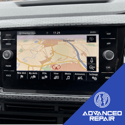 Volkswagen T-Cross Radio Sat Nav Media Unit LCD Display Touch Screen Repair