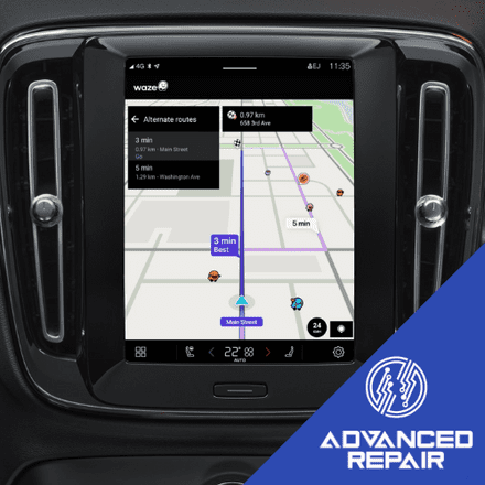 Volvo C40 Radio Sat Nav Media Unit LCD Display Touch Screen Repair