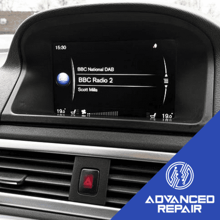 Volvo V70 Radio Sat Nav Media Unit LCD Display Screen Repair