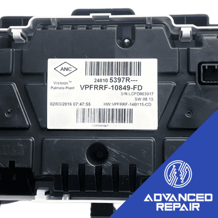 VPFRRF-10849-FD Instrument Cluster Speedometer LCD Display Screen Repair