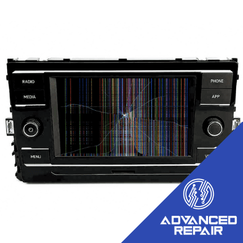 VW 3CN035869 Media Unit LCD Screen Display Repair