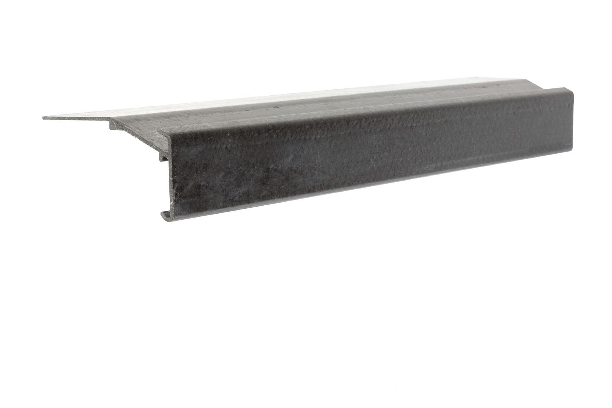 Ryno DE50 GRP Roof Drip Edge Trim Black 3m x 50mm x 90mm