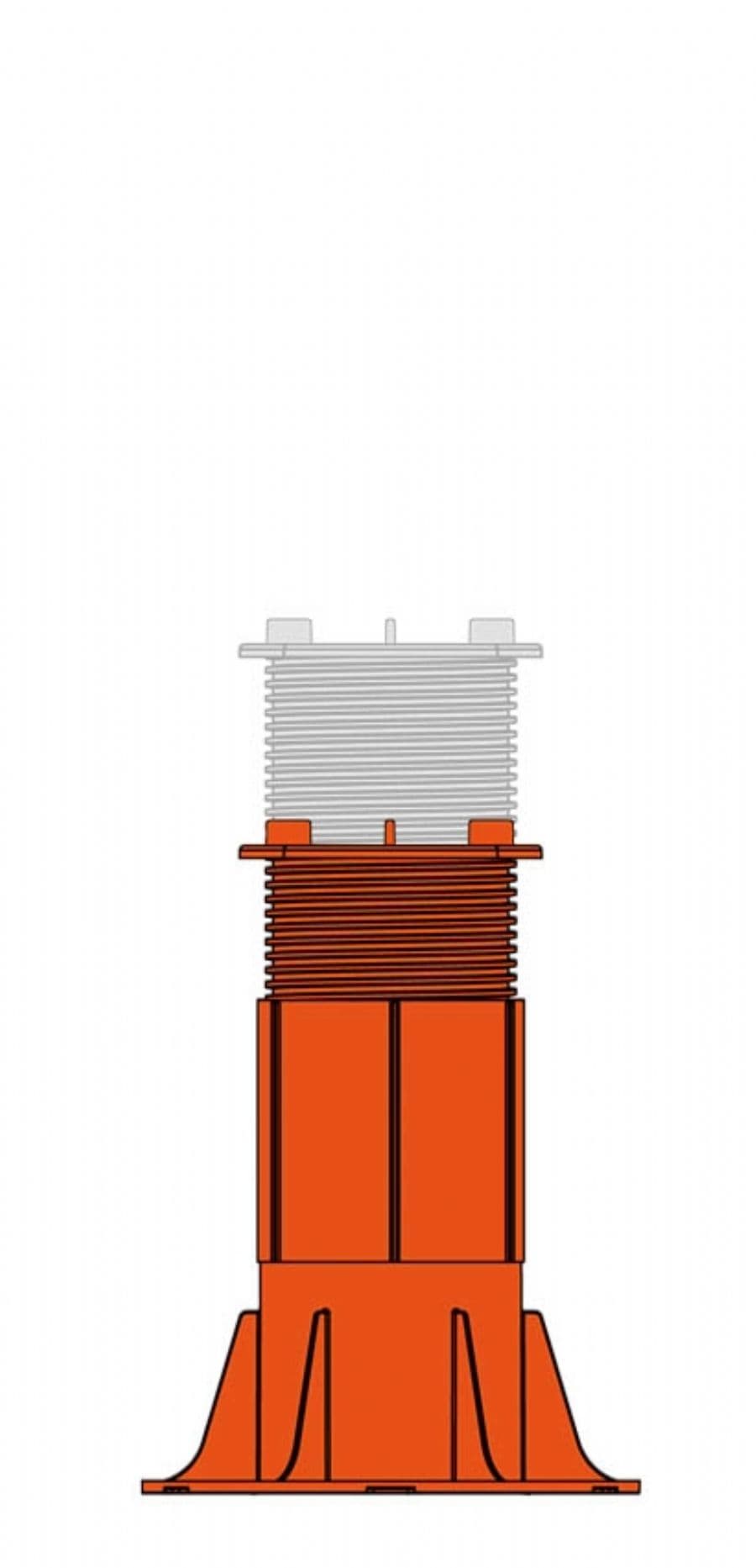 Ryno RPF Fixed Head Adjustable Paving Pedestals All Sizes