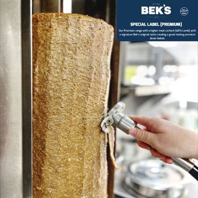10lb Beks Blue Label Donner Kebab