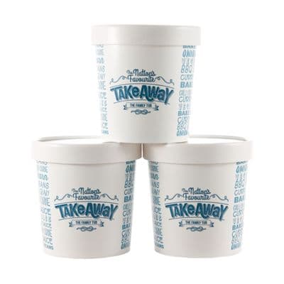 12oz Nations Favourite Family Tub (with lids) x25