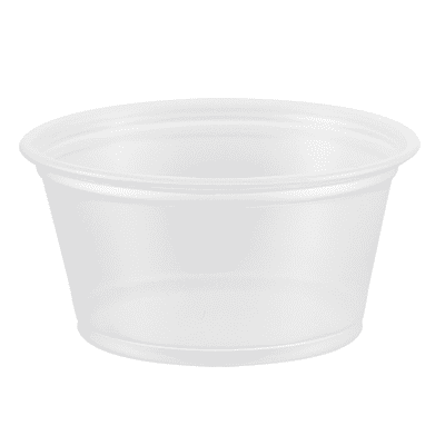 2oz Clear Cups & Lids x100
