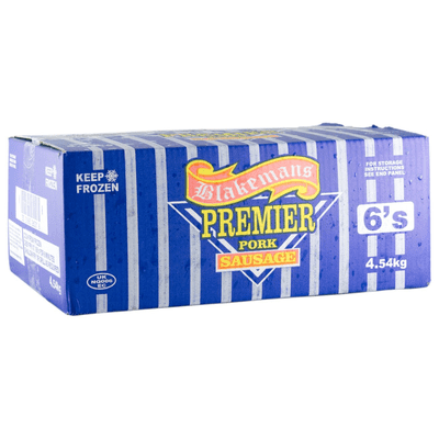 6's Blakemans Premier Pork Sausages x60