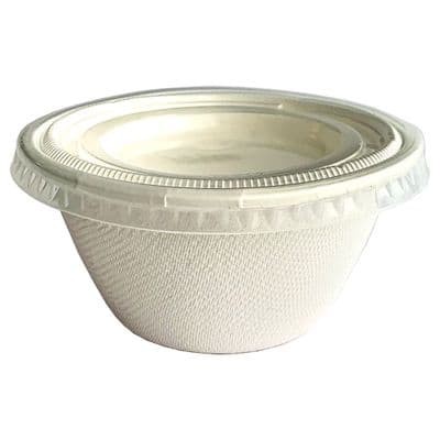 7oz Pulp Sauce Pots with PP Lids x300