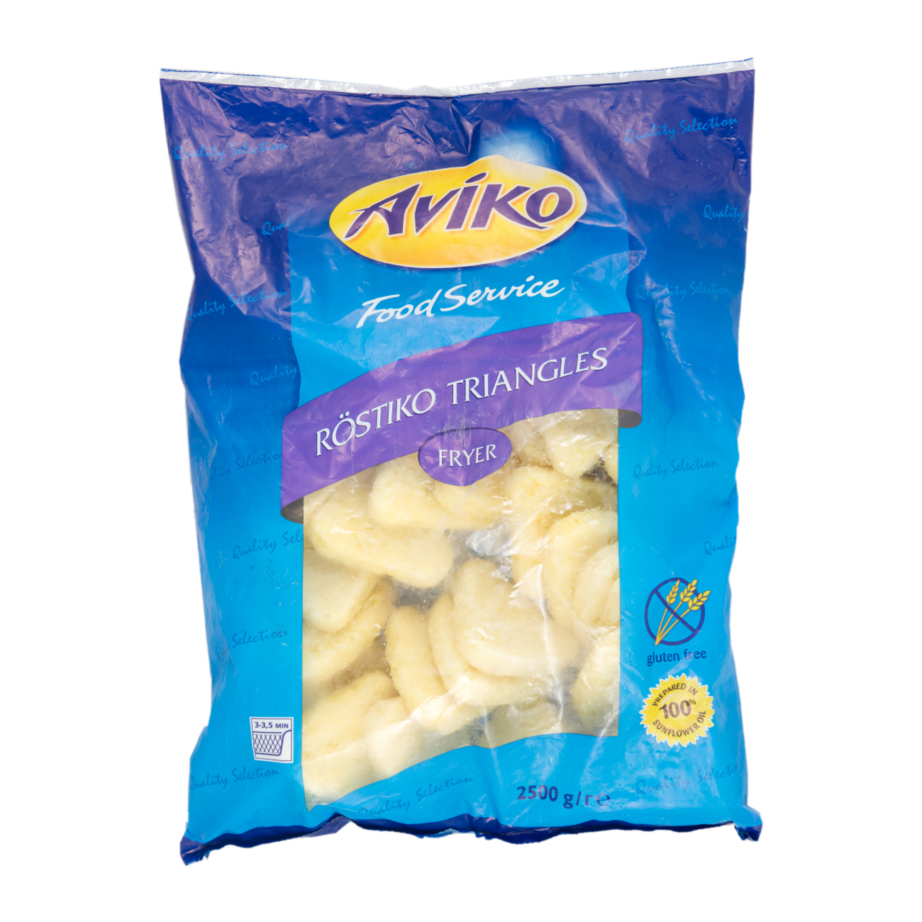 Aviko Triangle Hash Browns 2.5kg Bag