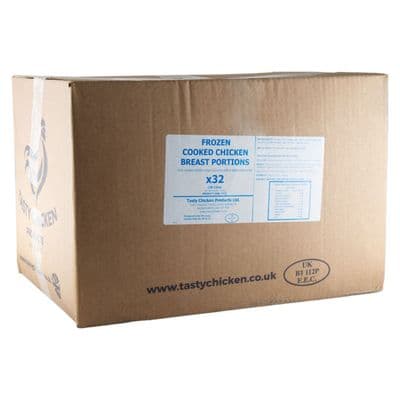 Cooked Quarter Chicken Breast Portions 10-12oz x32