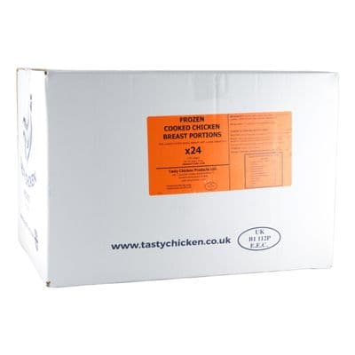 Cooked Quarter Chicken Breast Portions 14-16oz x24