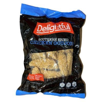 DELIGHTFUL Southern Fried Chicken Goujons 1kg