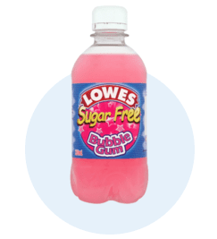 Lowes Mini Pop Pink Bubblegum 12x330ml