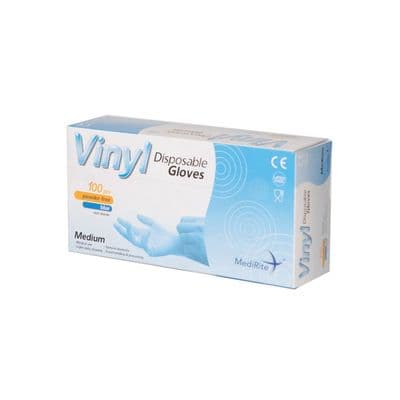 Medium Vinyl Disposable Gloves