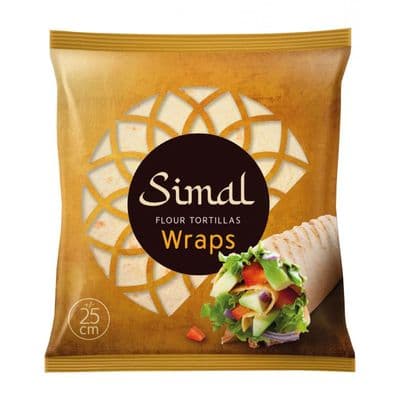 Simal - 25cm Flour Tortilla Wraps (Ambient) 10x10
