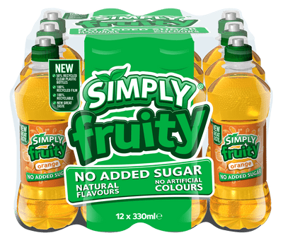 Simply Fruity Orange 12 x 330ml
