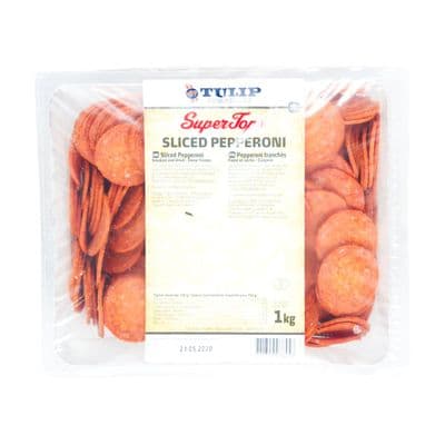 Sliced Pepperoni Toppings 1kg