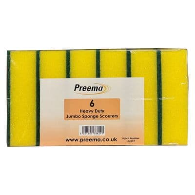 Sponge Scourers x6