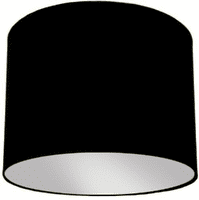 Black lampshade best sale with silver lining