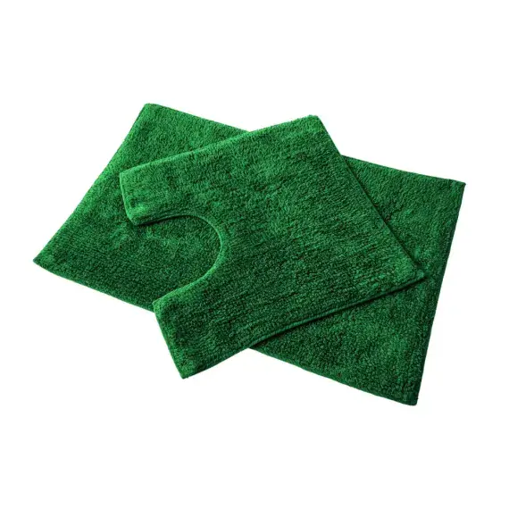 Bathroom Mat Set Emerald