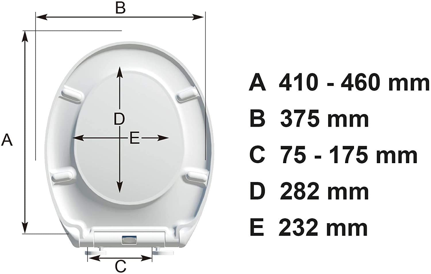 Bemis Arona White Soft Close Quick Release Toilet Seat 2060PB000