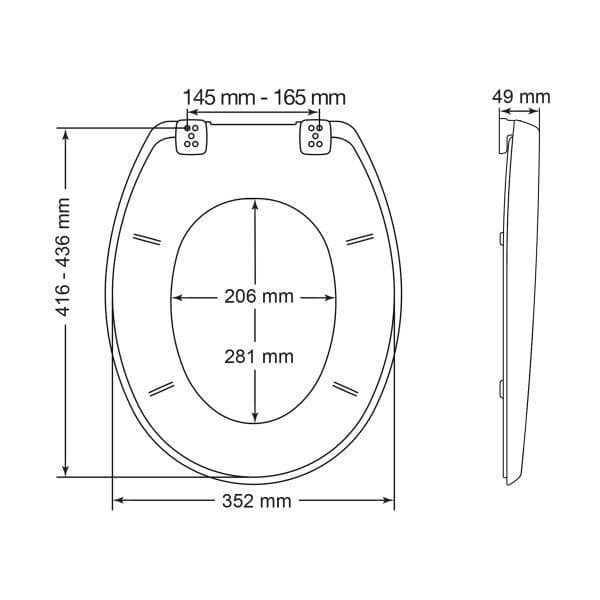 Bemis Buxton Hunter Green Toilet Seat UltraFix 2850CPT107