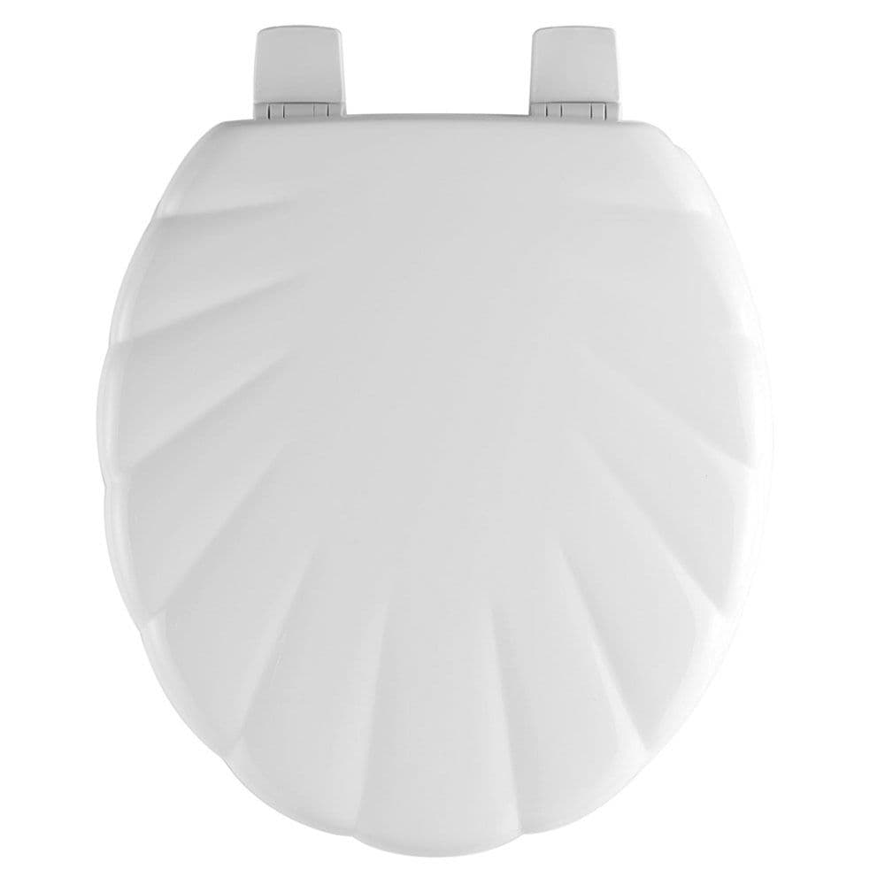 Bemis Shell Design White Toilet Seat