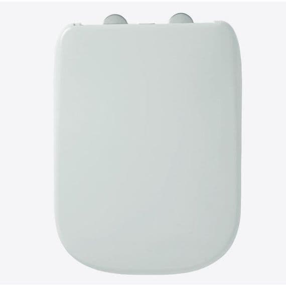 Bemis Teramo Square White Soft Closing Toilet Seat 2400CL000