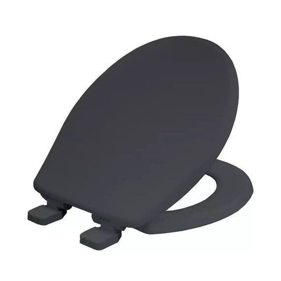 Bemis Upton Slate Grey ULTRAFIX Toilet Seat 0580PLT085