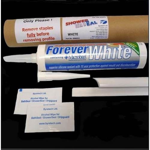 Byretech Shower Tray Sealing Kit 1 25m x 1m x 1 25m 3 Sides