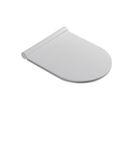 Catalano Zero/ C Sfera Soft Close Toilet Seat Plus Satin White 5SCSTPBM