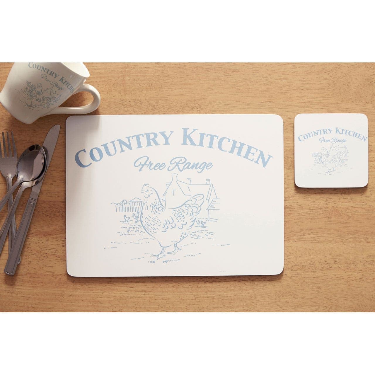 Country Kitchen Placemats Cork Set of 4